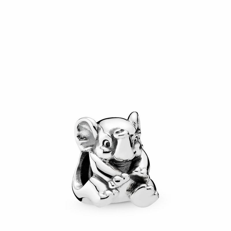 Pandora Lucky Elephant Charm Ireland - Sterling Silver - 846205FYW